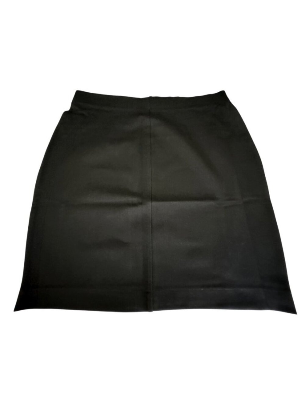 Express Womens Black Ponte Pencil Tailored Stretchy PullOn Seamless Skirt Size L - Picture 4 of 10